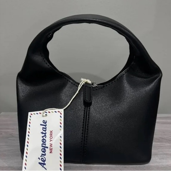 NWT- Aeropostale Black Mini Bag - Picture 1 of 7